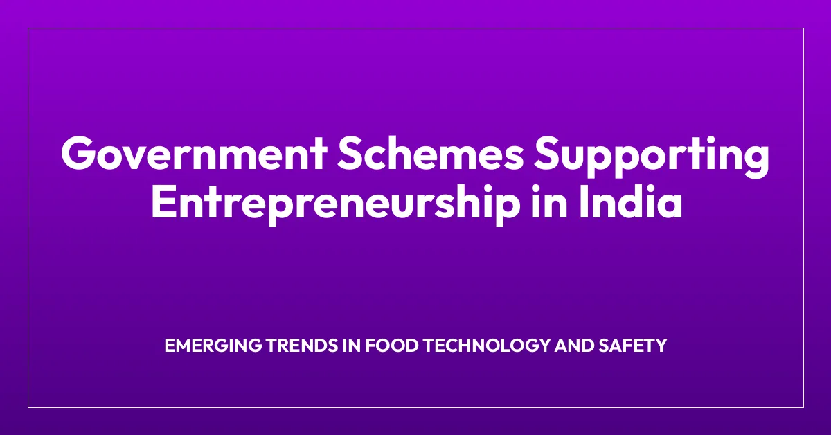 Government Schemes Supporting Entrepreneurship in India