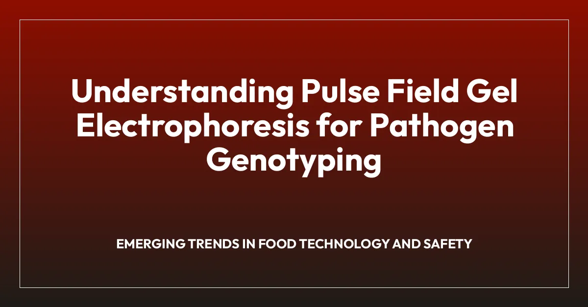 Understanding Pulse Field Gel Electrophoresis for Pathogen Genotyping