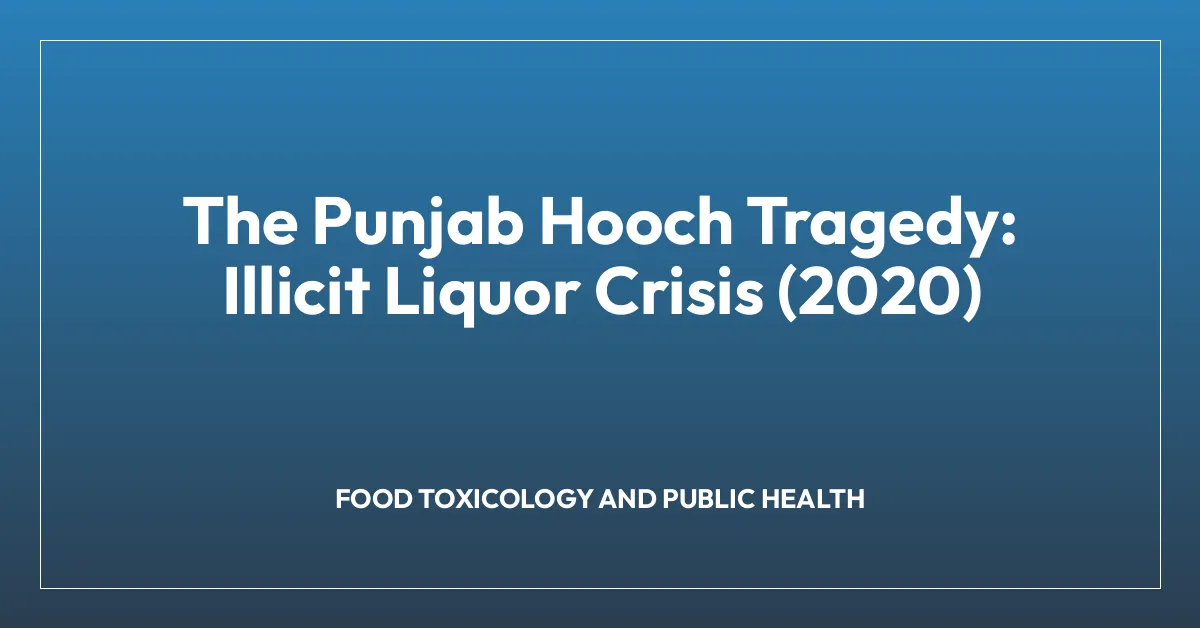 The Punjab Hooch Tragedy: Illicit Liquor Crisis (2020)