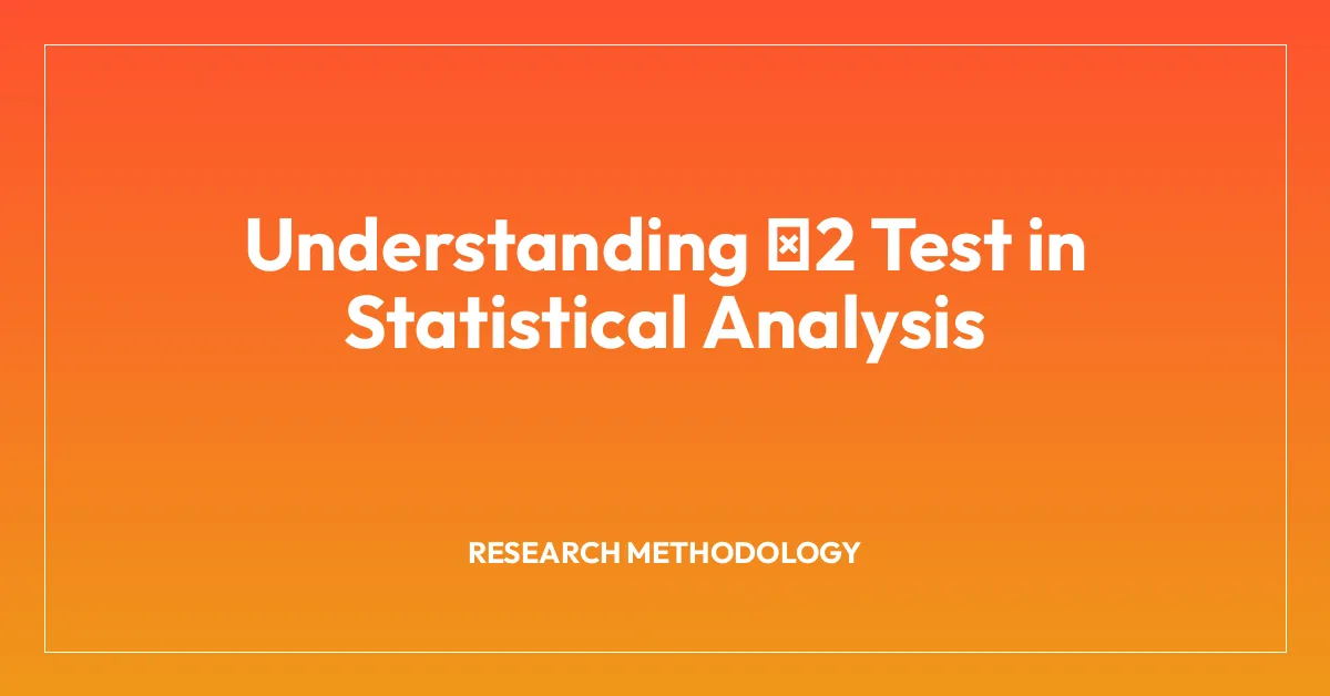 Understanding ฯ2 Test in Statistical Analysis